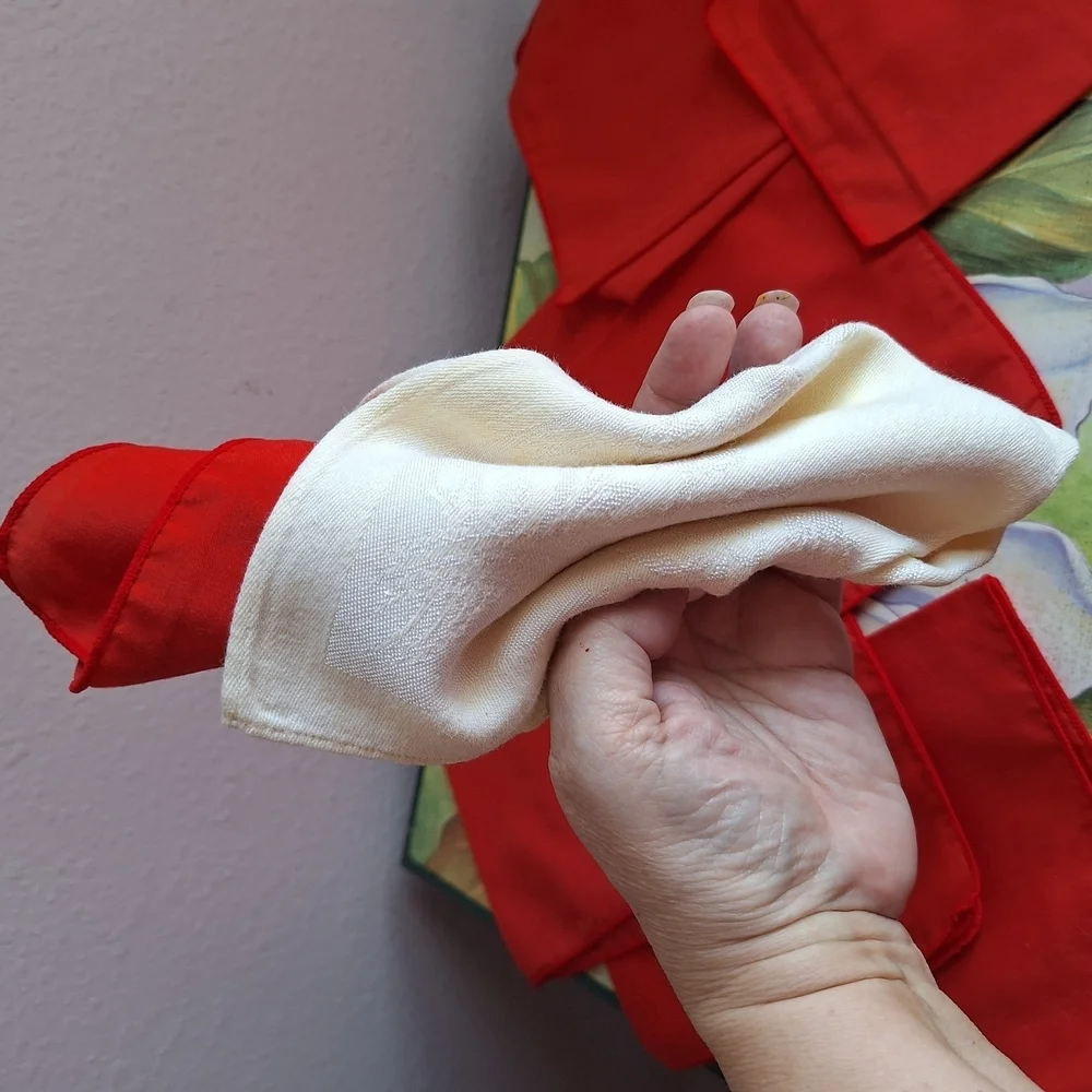Vibrant Red Cloth Napkins